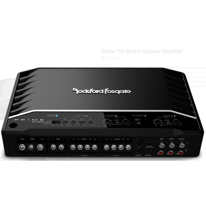 Rockford Fosgate Prime 750 Watt 5-Channel Amplifier -R2-750X5